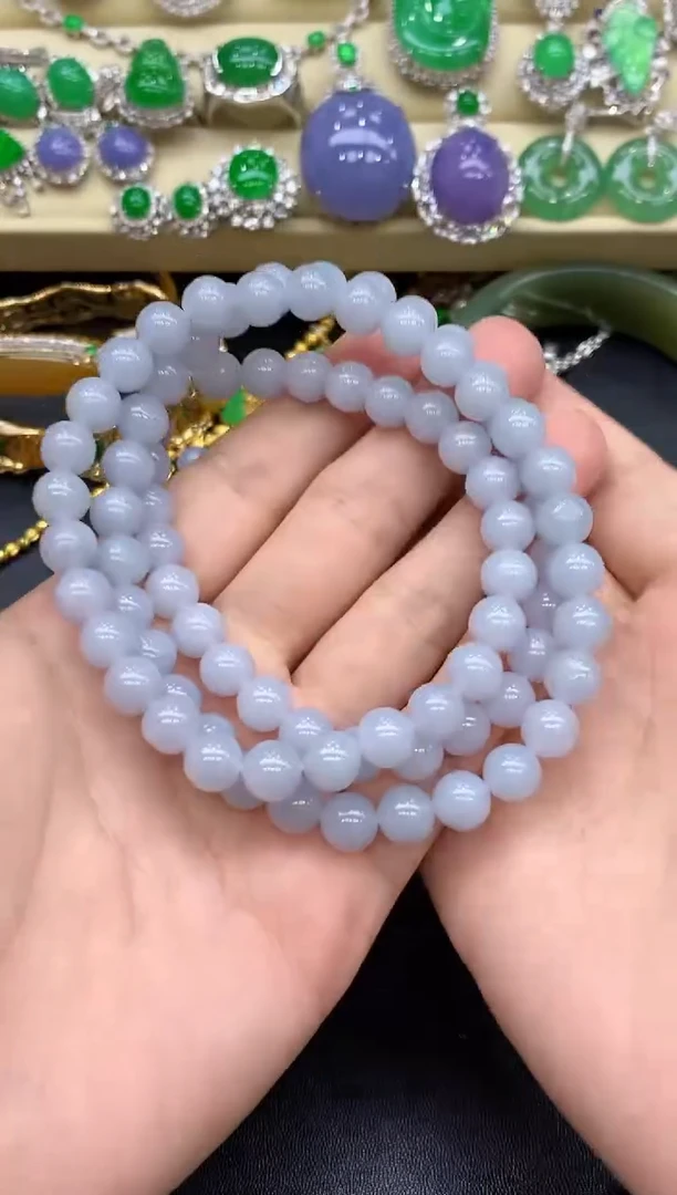 颈饰未镶嵌翡翠346-中国好珍宝