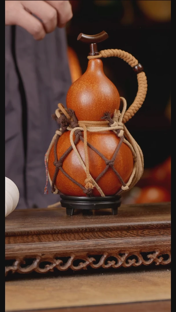 276号精品天然大漆酒葫芦一物一拍~