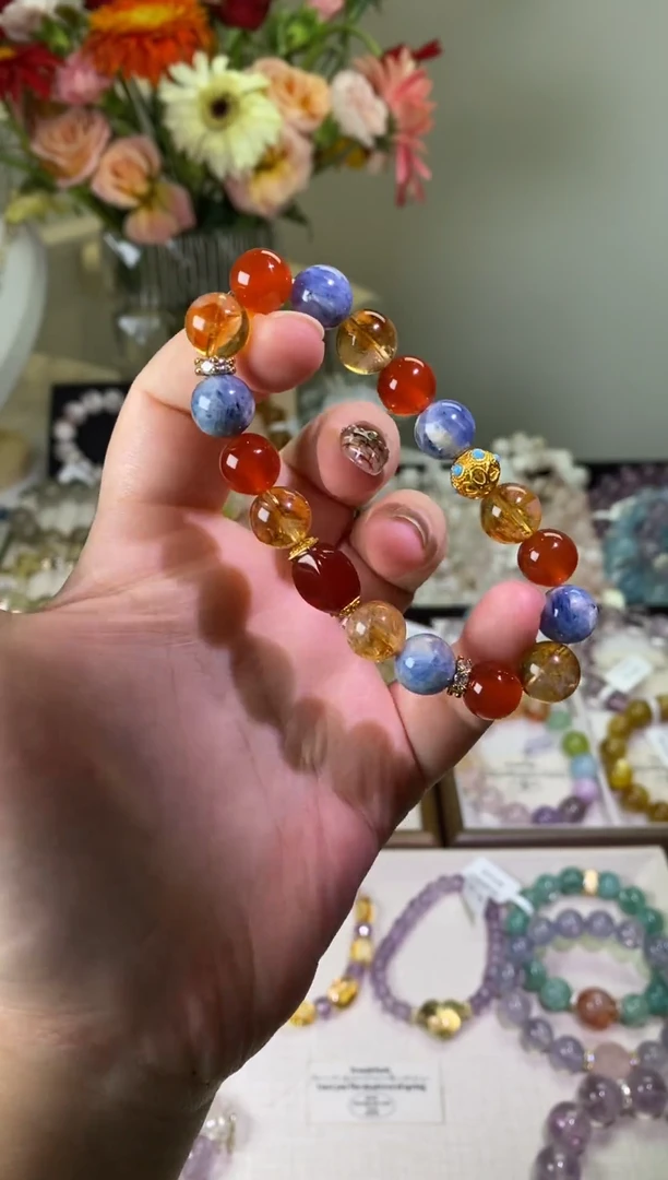 未镶嵌手串水晶东煌色系设计款