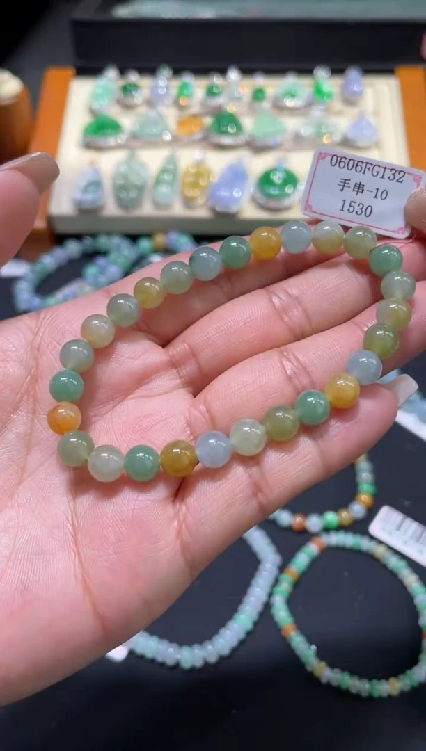 未镶嵌手串翡翠0606FG132