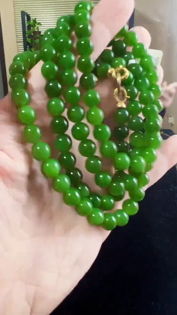 项链未镶嵌和田玉（碧玉）8