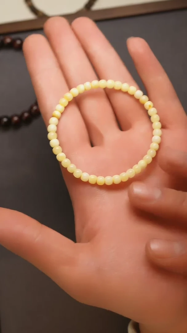 【闪购商品】蜜蜡手链未镶嵌蜜蜡小单圈5mm老型手串