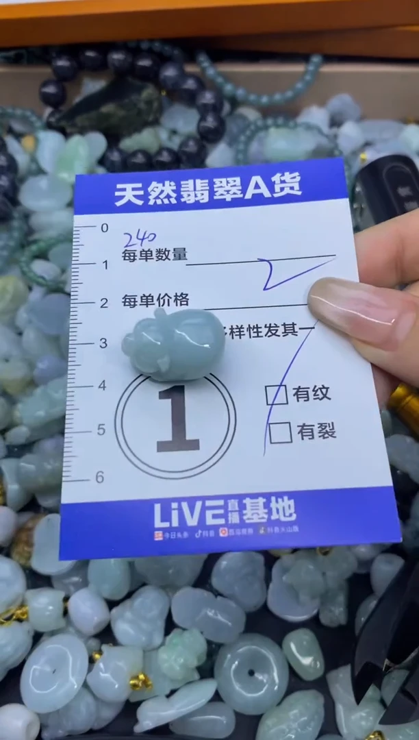 颈饰未镶嵌翡翠天然翡翠A货批量多样性发一件