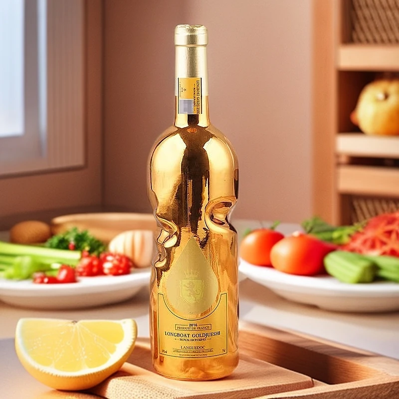 皇家狮王干红葡萄酒14度鎏金瓶身送礼品质红酒聚会自饮酒