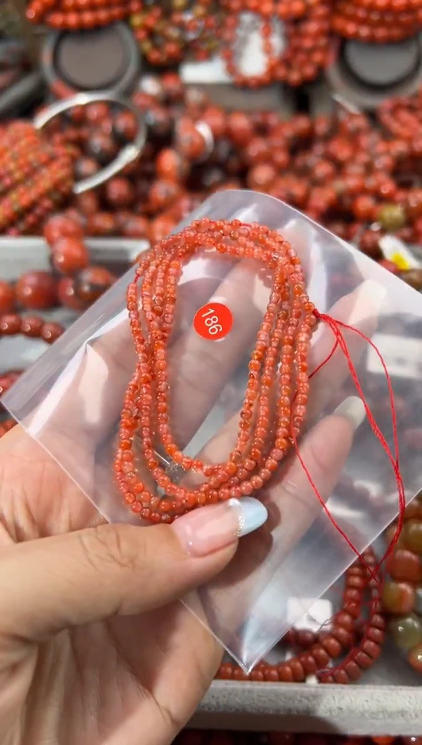 未镶嵌手串南红玛瑙2+