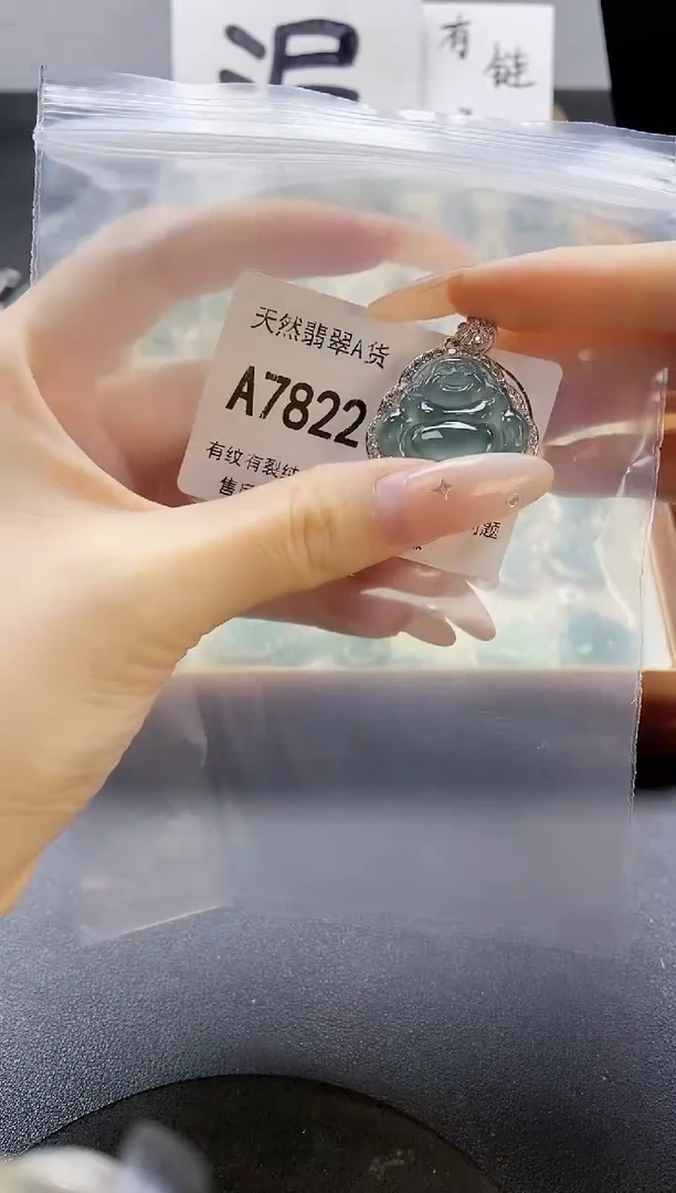 吊坠(赠链)未镶嵌翡翠天然翡翠A货