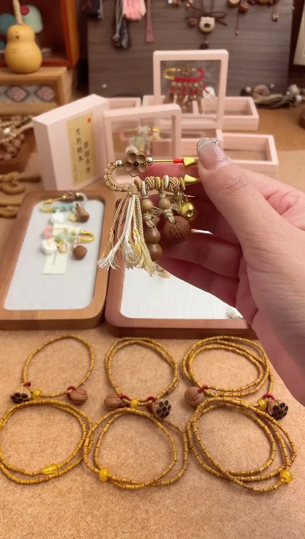 桃木原创别针一物一拍加小碗