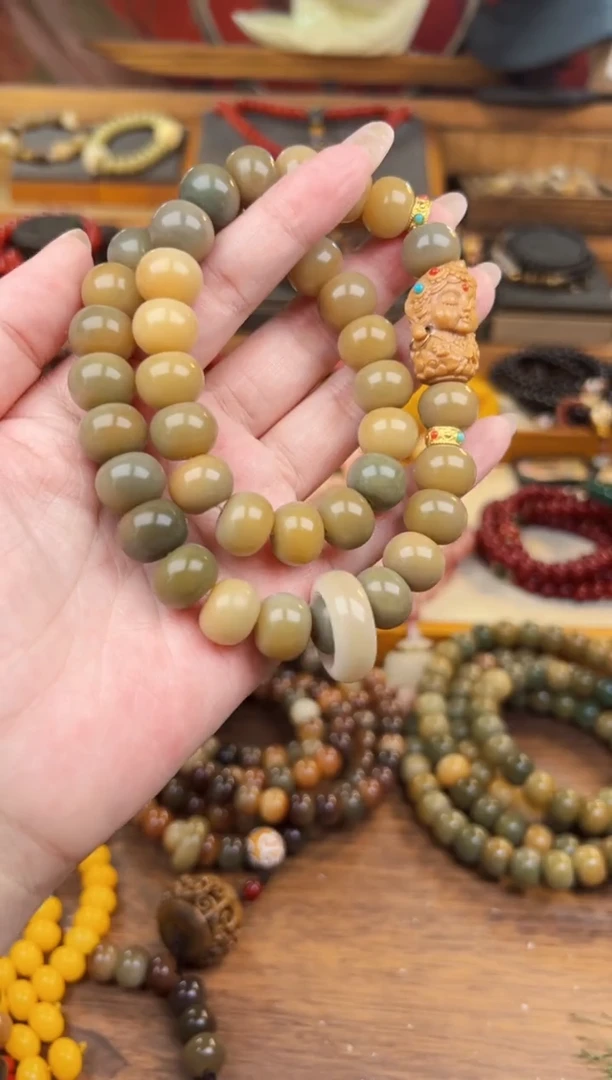 【闪购商品】菩提根/象牙果手串青芒度母双圈