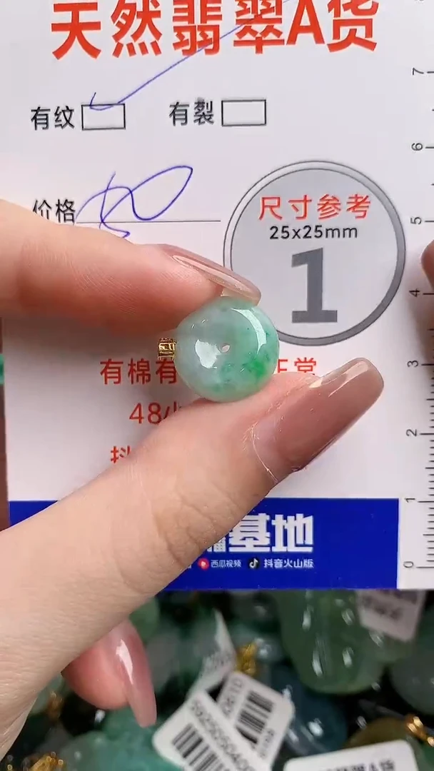 翡翠18K金镶嵌颈饰13003647