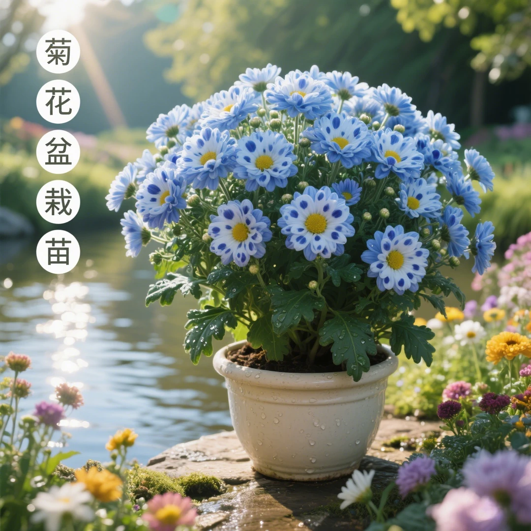 食用菊花苗可泡茶金丝皇菊黄山贡菊杭白菊苗四季开花庭院阳台盆栽