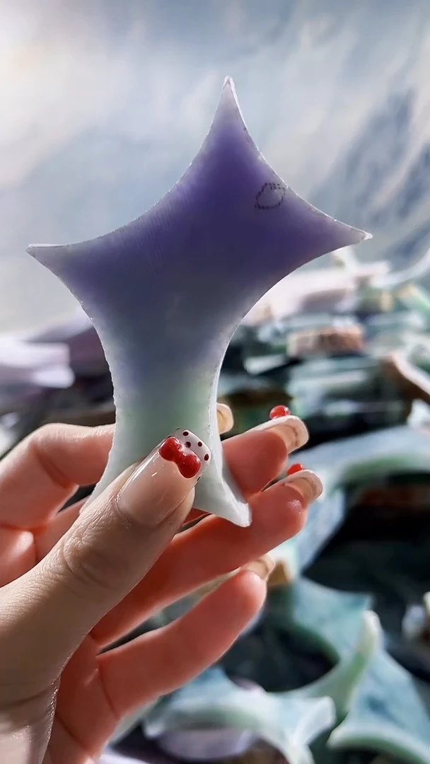 翡翠裸石缅甸翡翠A货虫2608