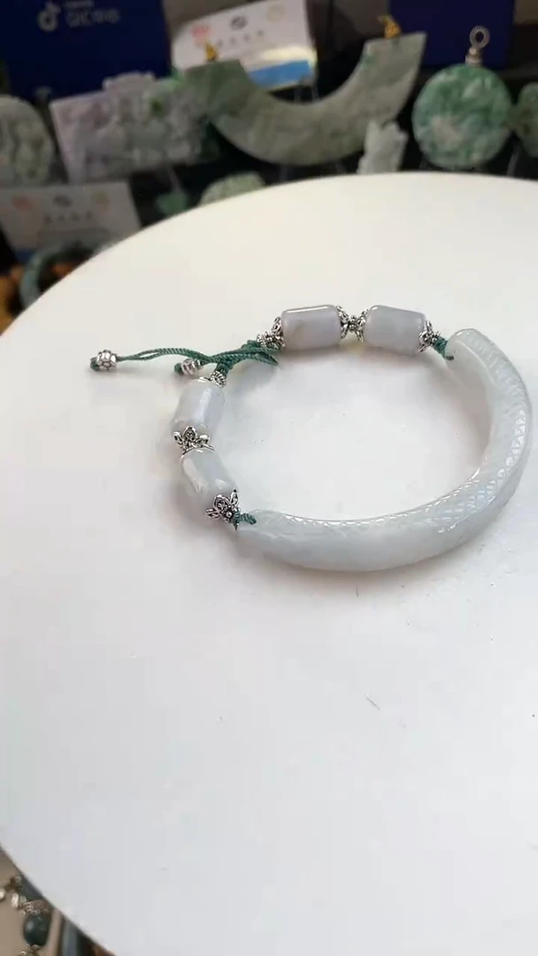 未镶嵌手链翡翠手工定制默认微瑕主播介绍为准