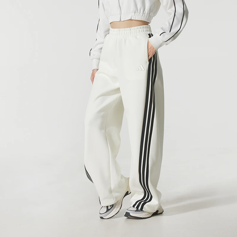 adidas阿迪达斯女装针织长裤2025秋季新款时尚运动休闲裤子KC5456