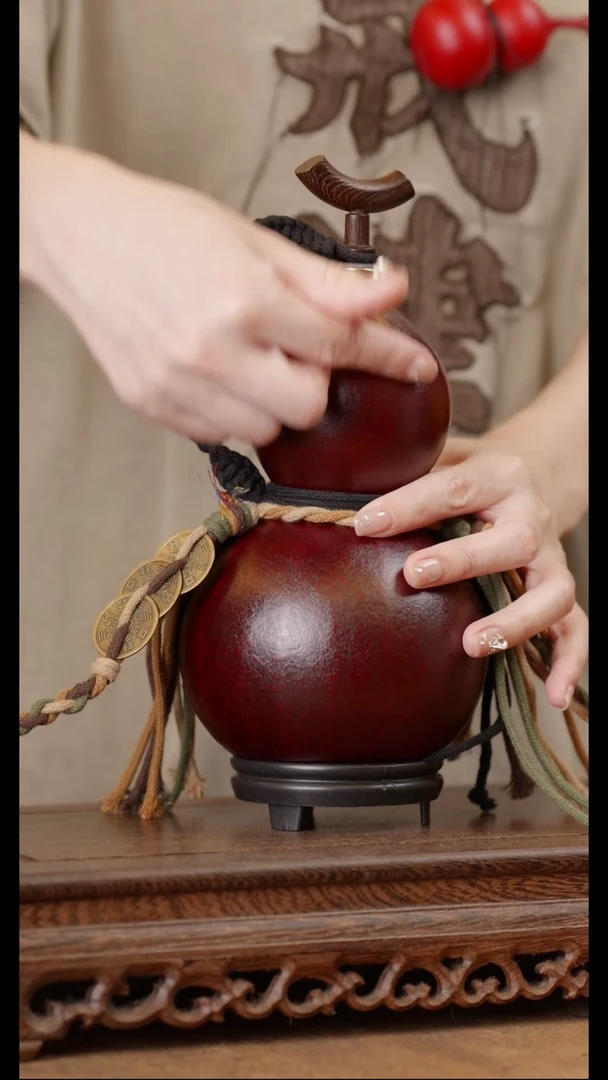 33号精品天然大漆酒葫芦一物一拍~