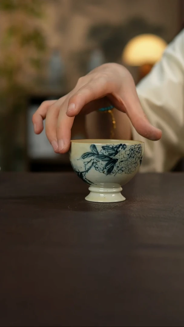 杯景德镇陶瓷杯碗柴烧多人