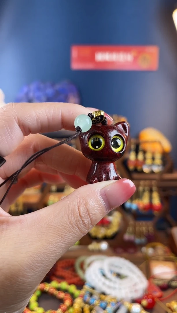 其他小叶紫檀，猫小叶紫檀挂件