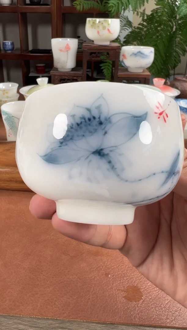 杯子优质瓷土璞玉茶具单品上新