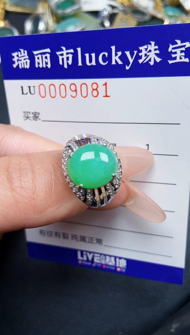 【闪购商品】翡翠颈饰银S925镶嵌9081