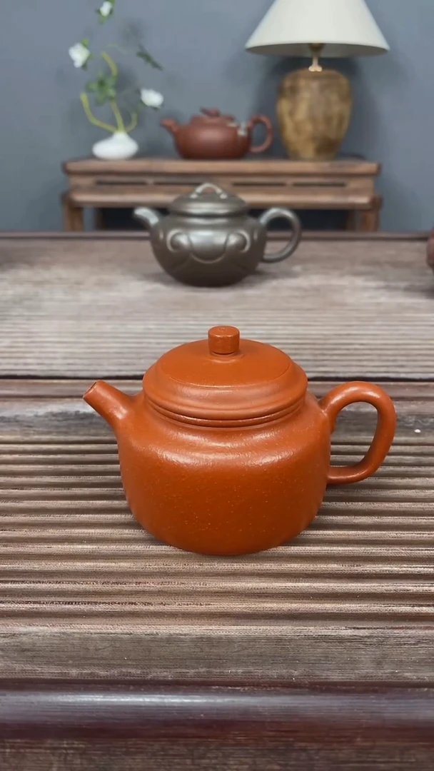 茶壶紫砂德钟朱泥170