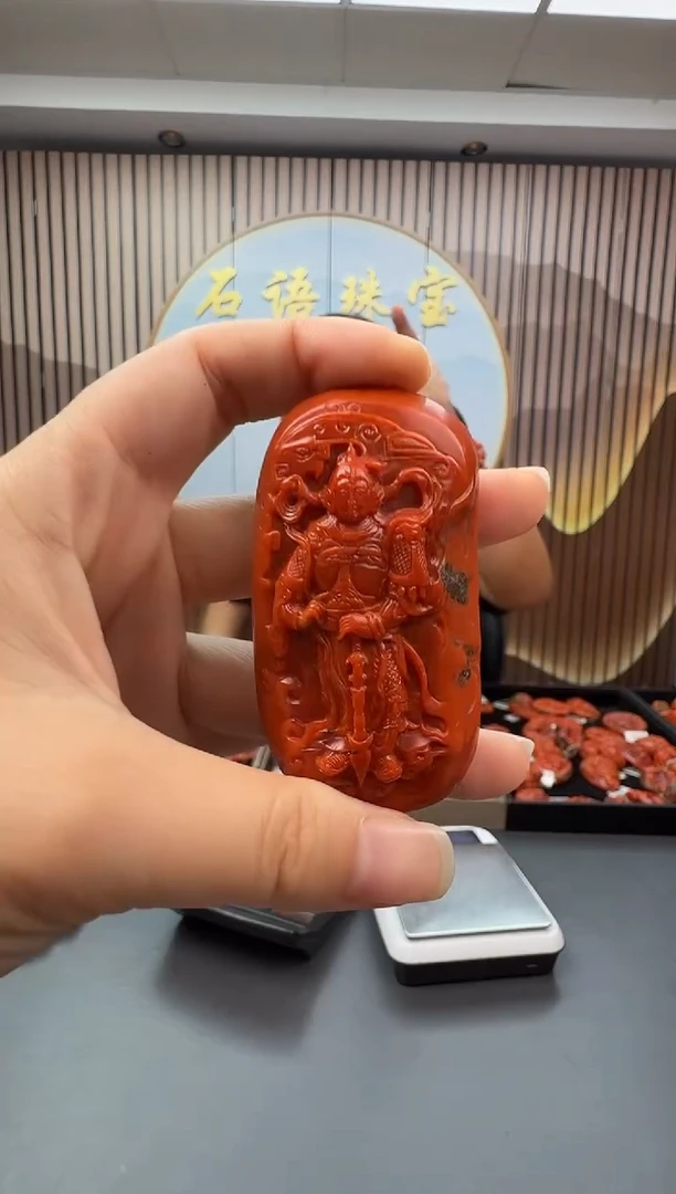 未镶嵌雕刻南红玛瑙081ZB0918产品一个