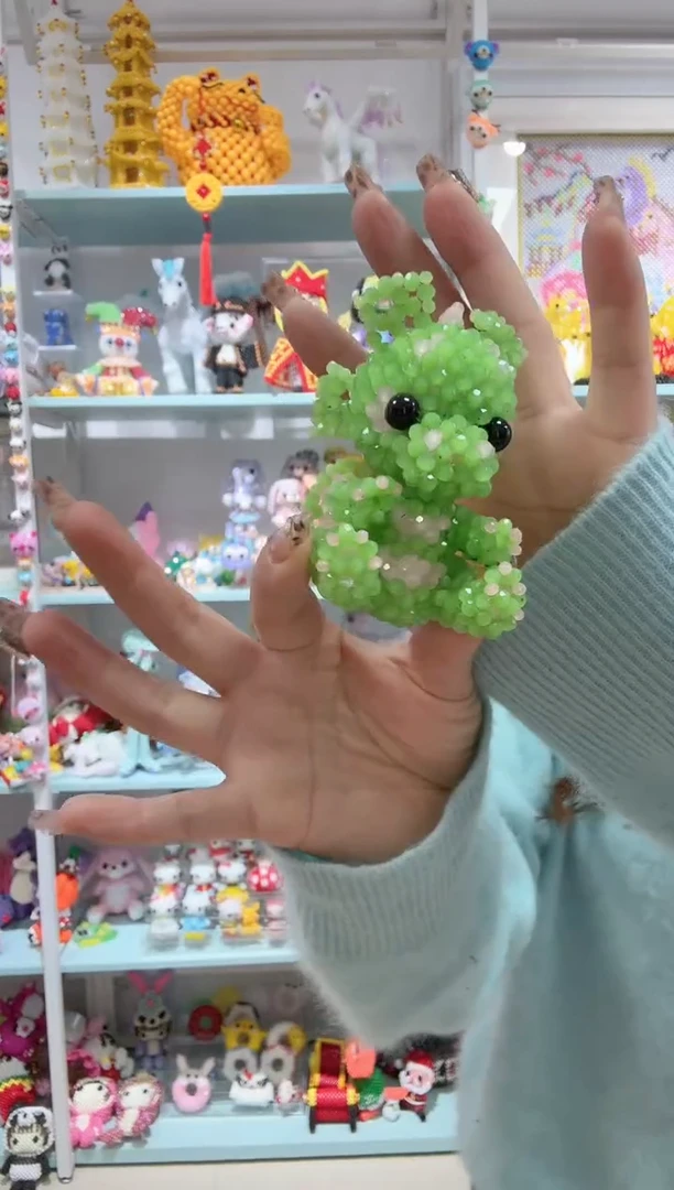 玻璃04070卡4水晶小龙崽材料包1套