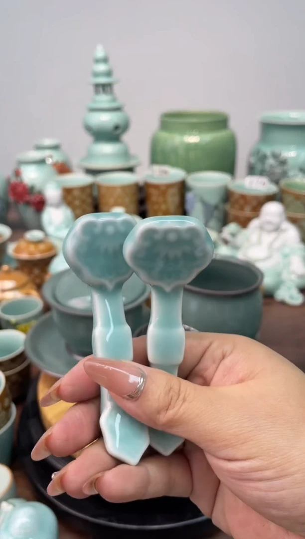 特价福利 微瑕 慧仙青瓷