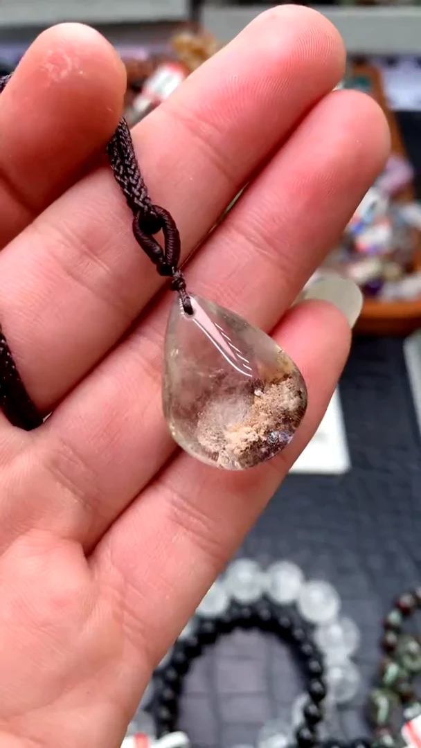 【闪购商品】水晶吊坠(赠链)未镶嵌34