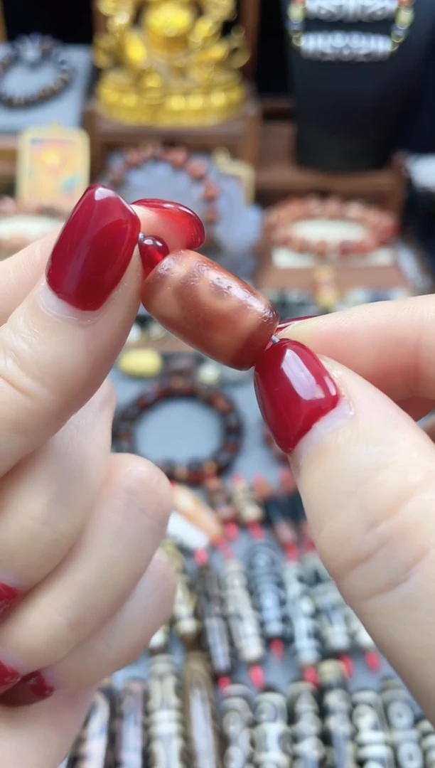 未镶嵌珠珠玛瑙/玉髓小卢红肉猫三