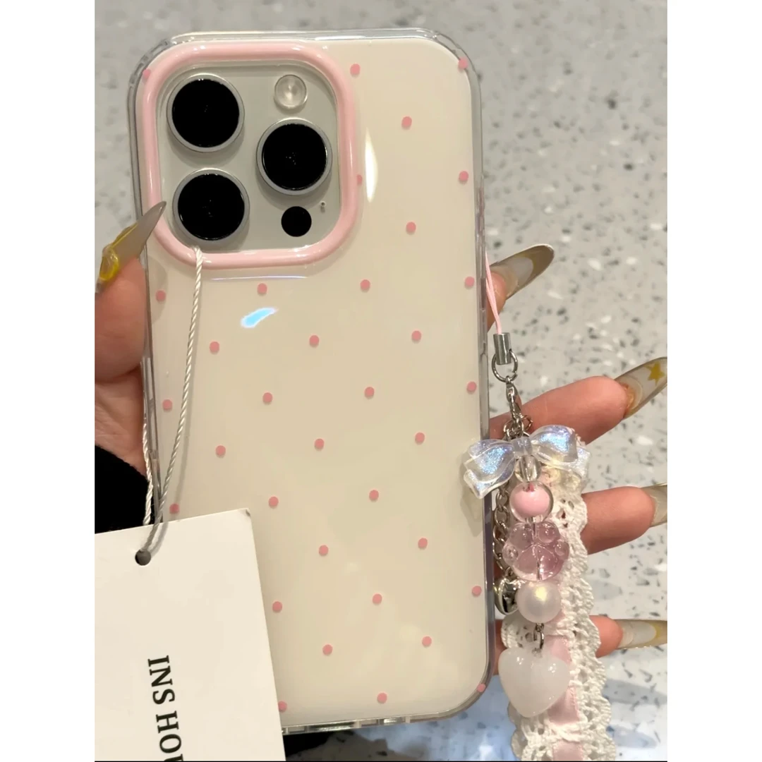 粉波点适用苹果华为vivo小米oppo女iphone15/16/14手机壳