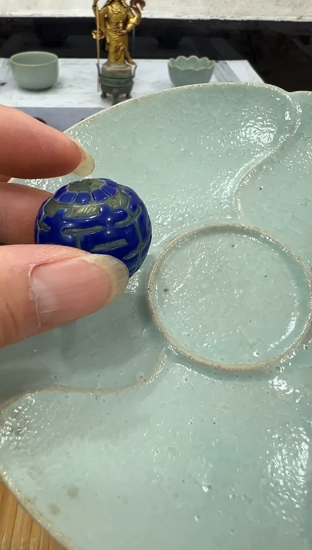 瓷片手工，手绘，陶瓷