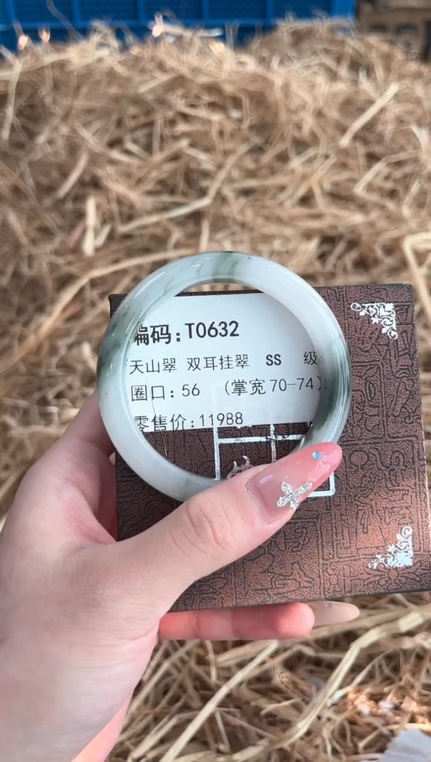 未镶嵌手镯石英质玉T0632