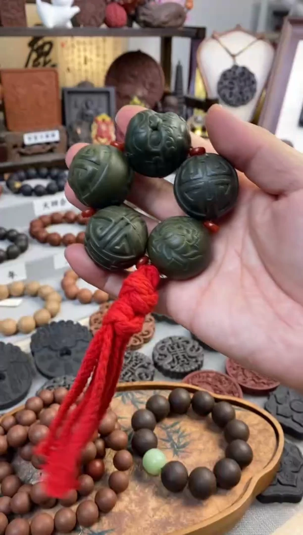 泥塑微瑕东阁藏春5颗