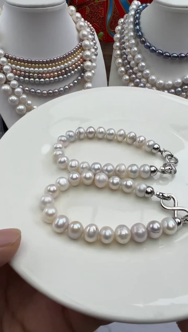 淡水珍珠未镶嵌颈饰1