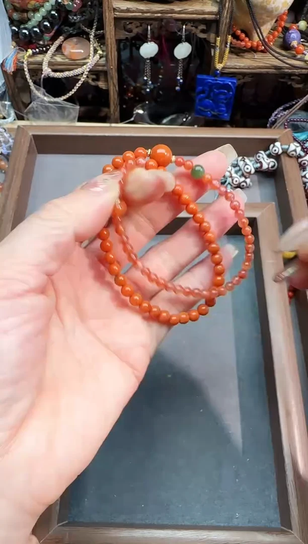 【闪购商品】南红玛瑙手链银S925镶嵌手链