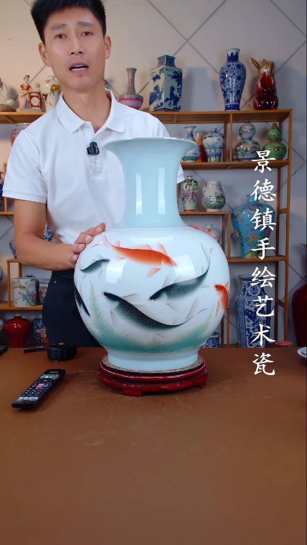 现代景德镇手工手绘陶瓷摆件47