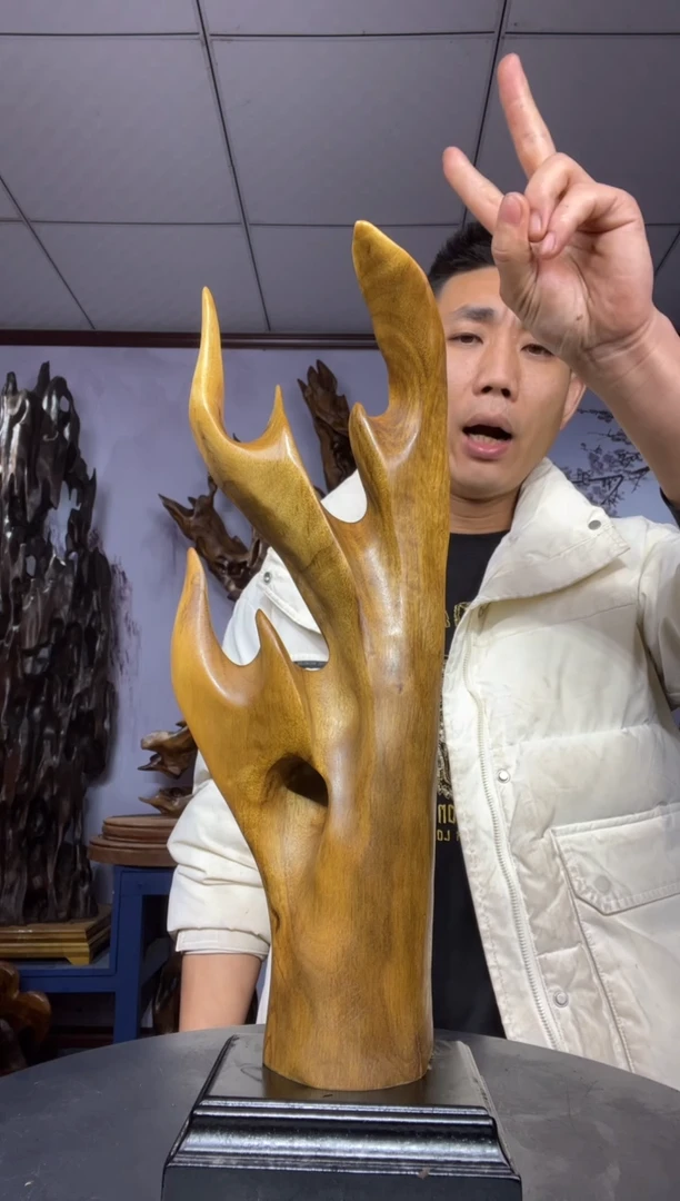 金丝楠木雕款@****金金丝楠木工艺品摆件