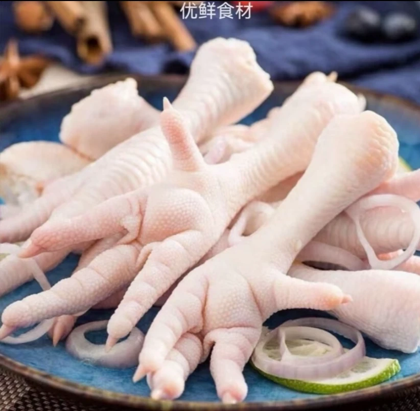 CN顺丰包邮4斤精选原切冰鲜大号农家新鲜鸡爪长鸡脚卤味烧烤食材