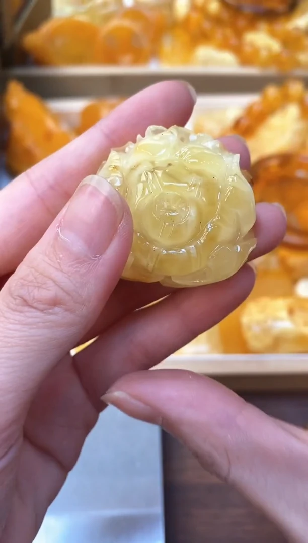 裸石琥珀未镶嵌天然琥珀蜜蜡