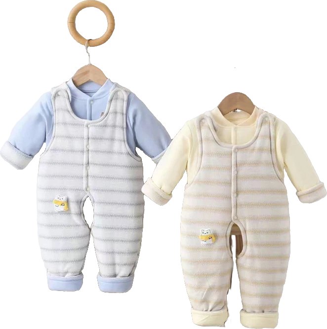 婴幼儿加厚棉衣两件套过款链接