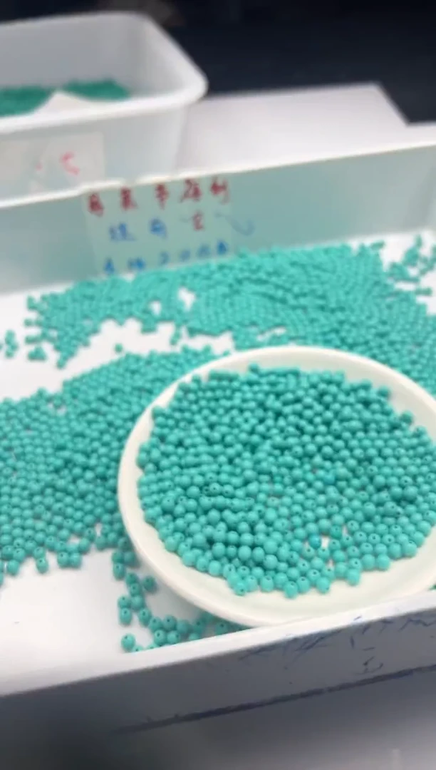 玛瑙/玉髓颈饰未镶嵌 w822高瓷绿*松4mm*40颗