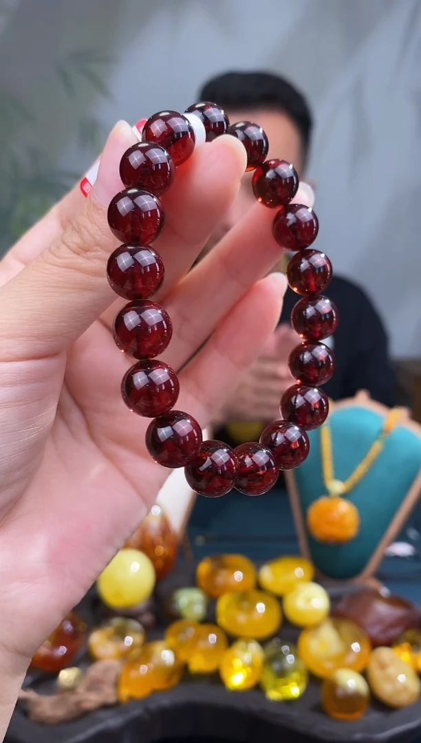 裸石琥珀未镶嵌11mm+基地发货 一物一证 顺丰包邮