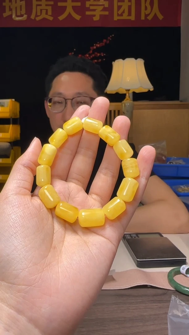 【闪购商品】琥珀手串未镶嵌蜜蜡桶珠手串