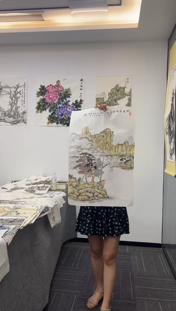 国画国画国画鉴赏手绘实稿-