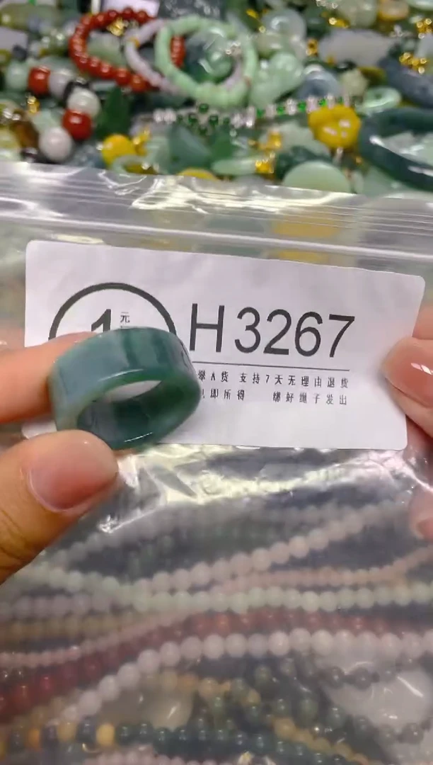 颈饰未镶嵌翡翠20.1MM/ H /翡翠A货，一件也是批发价