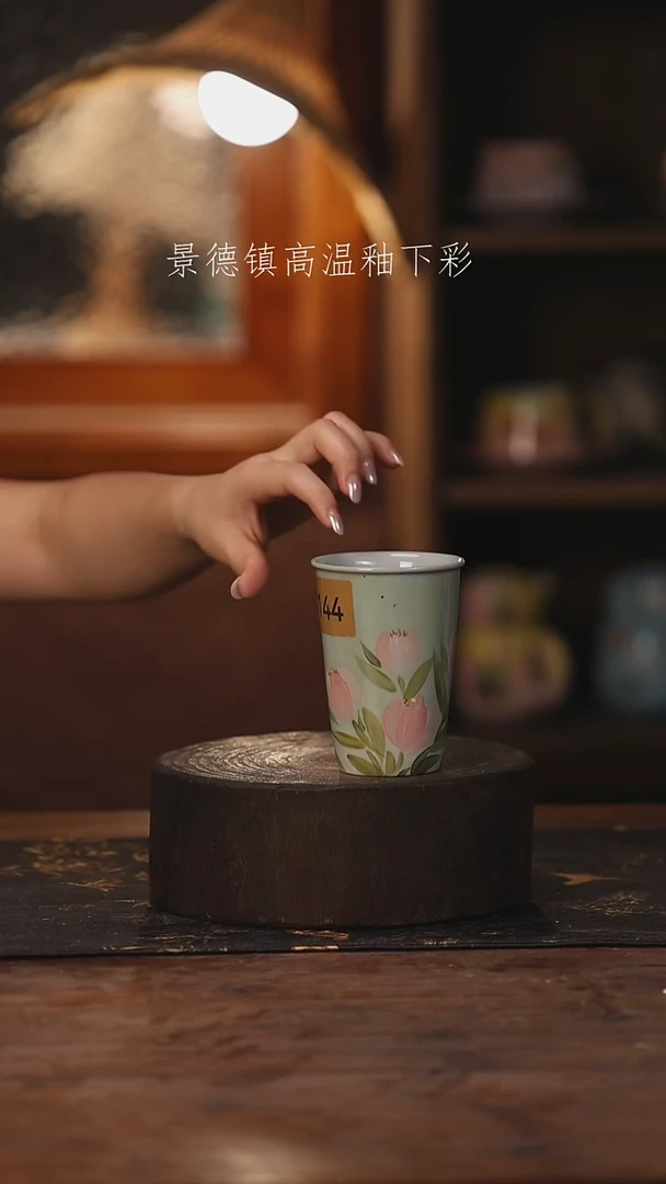 陶瓷景德镇高温釉下手绘陶瓷462