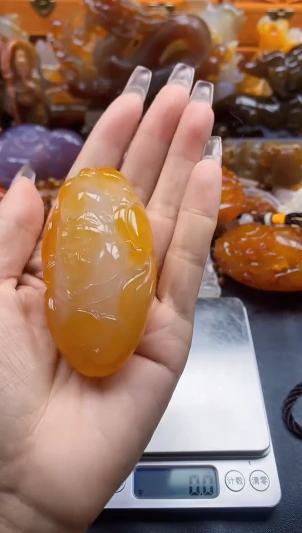 玛瑙/玉髓挂件未镶嵌老*童ll