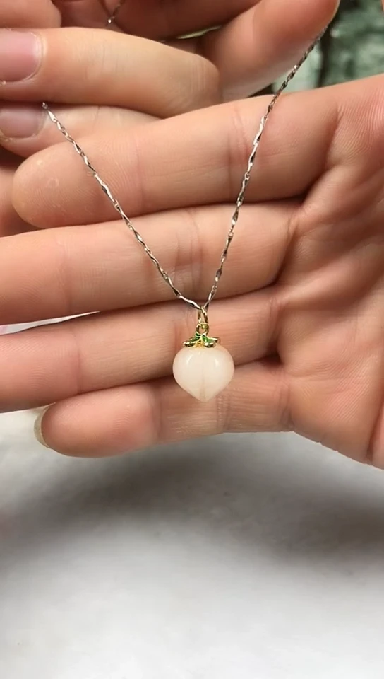 银S925镶嵌颈饰玛瑙/玉髓项链