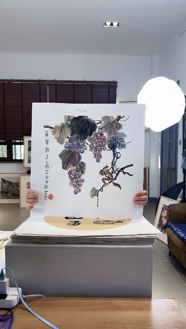 【闪购商品】版画限量亲签盖章版画S