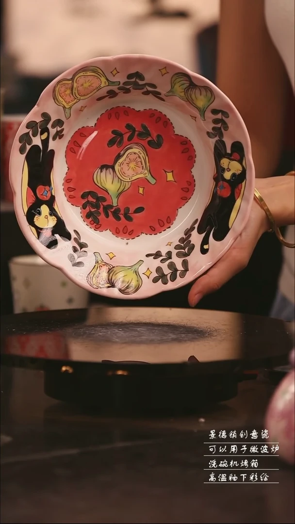 陶瓷景德镇可爱设计师款陶瓷