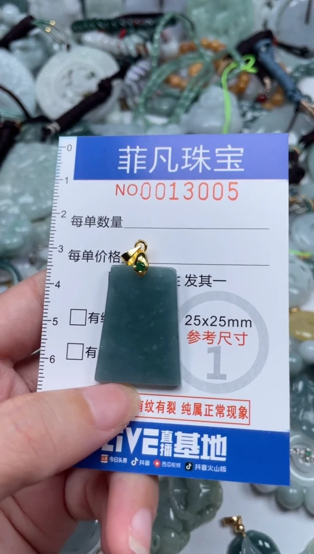 颈饰未镶嵌翡翠13005